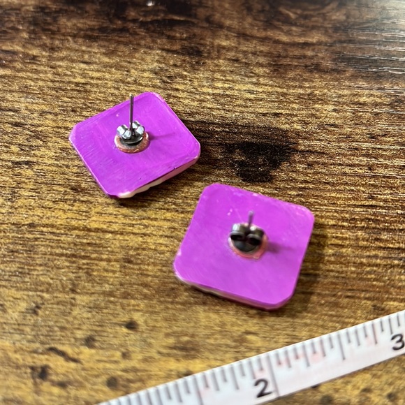 Vintage 1980s Earrings - Picture 2 of 2